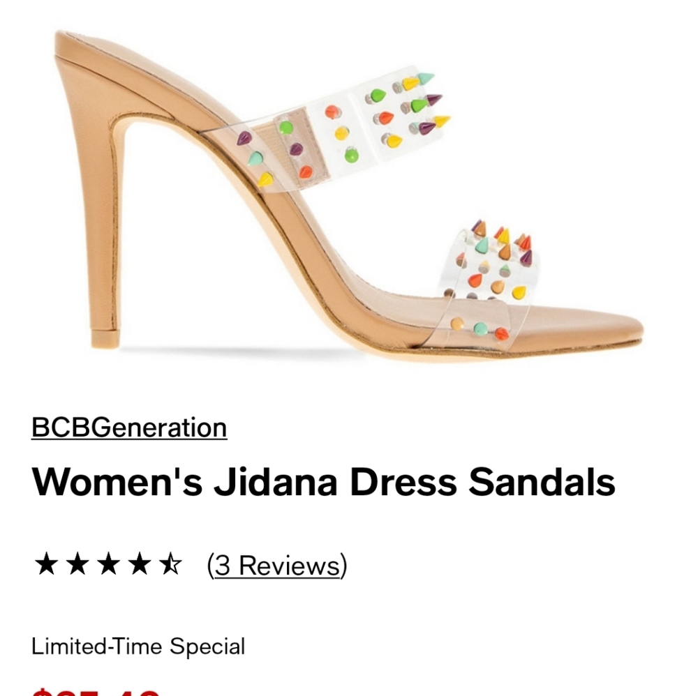 BCBG high heel sandal